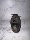 Vintage Asian Bronze Sampan Awning Boat  Fishing Boat Incense Burner 9  Long