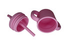 Silicone Sippy Cup With Straw Lid For Toddlers Ages 2  - Candy Pink