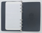 Vintage Stuart Hall Executive 6 Ring Binder 8 5  X 6  Black
