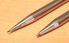 Vintage Cross Lustrous Chrome Ballpoint Pen   Mechanical Pencil Set  Nice