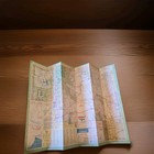 1973 Conoco Road Map  Wyoming Nos
