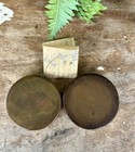 Chinese Portable Compass Brass Copper Case Taiwan Antique Vintage Celestial    