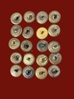 20  Massachusetts State   Volunteer Militia Uniform Buttons 7 8  Free Shipping