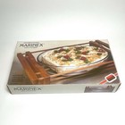 Vintage International Marinex Collection 3 1 4 Qt Oven Roaster Mahogany Cradle