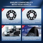 Wheel Spacers 2 8x6 5 130mm 9 16 For Jeep Ram 2500 3500 For Dodge F-250 F-350