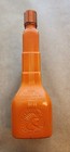 Rare Vintage Mohawk Liqueurs Skyscraper Orange Bottle Art Deco