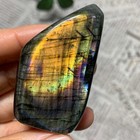 86g  Natural Purple Labradorite Quartz Crystal Stone Specimen Healing