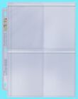 10 Ultra Pro Platinum 4-pocket Secure Pages For Toploaders Binder Card Sheets 