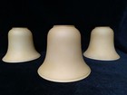 Glass Bell Shaped Ceiling Light Lamp Shade Tan 4 6 8 h