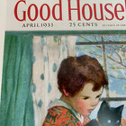 Good Housekeeping Vtg April 1933 Poster Print Jessie Willcox Smith 12  X 16 