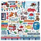 Carta Bella Little Boy Collection Kit 12 x12  Paper Stickers Echo Park