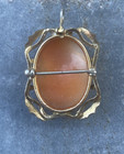 Vintage Cameo Brooch And Pendant