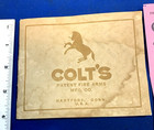 Original Vintage Colt s 1922 Factory 40 Page Catalog With Price List 