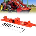 Bolt-on Tractor Bucket Hooks W  2  Receiver   4000lb D-rings   4700lb Hooks