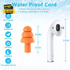 5 Pairs Sleep Earplugs silicone Ear Plugs For Sleeping Noise Cancelling soft Reu