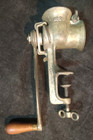 Antique Steinfeld No  21 Grinder Patent 1904 Wood Handle