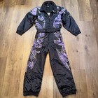 Vtg 80s 90s Head Ski Suit One Piece Snowsuit Snow Bib Star Of The Hill Womens 36