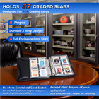 Max Protection Psa Card Binder - 4 Pocket Holds 32 Graded Cards - Archival-safe