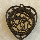 Vintage The Beatles Necklace Heart Pendant