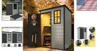 Lockable Outdoor Storage Shed With Floor