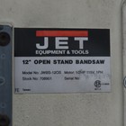 Jet Jwbs-12os 1 2hp 12  Open Stand Vertical Bandsaw 115v 1ph