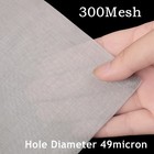 2pack 300 Mesh 304 Stainless Steel Woven Wire Mesh  Never Rust  Hard And Heat   