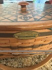 Longaberger 1997 Traditions Collection Large Family Basket   Painted Lid  Liners