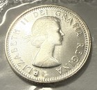 1964 Canadian Proof Like Silver 10c Dime In Original Mint Cellophane  Beautiful 