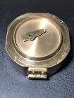 Nautical Solid Brass Brunton Compass Vintage Marine Collectible D  cor Working