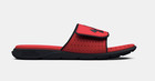 Nwt Under Armour Men s Ua Ignite Pro Slides Comfort Sandal  Red black