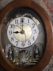 Small World Rhythm Timecracker Clock Swarovski Crystal Music Motion 4mh780-r