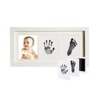 Baby Handprint   Footprint Kit With Frame     Inkless Mess-ink Pad  Non-newborn   