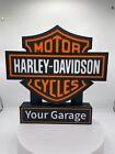 3d Printed Harley-davidson Led Lightbox  personalized  Mancave Garage Decor
