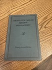 Vintage John Deere Book The Operation  Care   Repair Of Farm Machinery 22nd Ed 