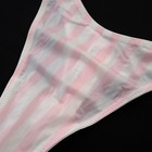 Victoria s Secret Very Sexy Satin Logo Shine Strap Stripe Thong Panty S M L Xl