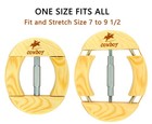 Cowboy Silver Tube 4-way Wooden Hat Stretcher Adult One Size From 7 08  To 9    