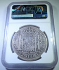 Ngc 1815-ng M Guatemala Double Struck 8 Reales Mint Error Spanish Colonial Coin