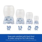  75 Gal Pet Cafe Cat And Dog Water Dispenser Water Bowl For Cats And Dogs