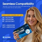 4pk Tn336 Toner Cartridges Set For Brother Hl-l8350cdwt Hl-l8250cdn Mfc-l8600cdw