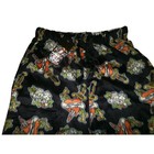 Ed Hardy Black Tattoo Med Print Fleece Pajama Pants Men s Lounge Sleepwear