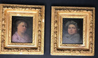 Pair Of Dutch Portraits Signed Flemish School 18th Antique Holland