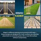 Cbb Cricket Wicket Stumps Multi-surface Placement With Wood Base