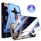 Magic John Privacy Glass Screen Protector For Iphone 17 16 15 14 13 12 11pro Max