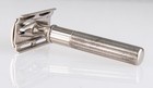 Vintage Gillette Fat Handle Tech Double Edge Safety Razor Usa