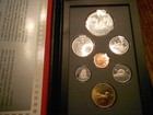 1992 Canada Proof Set  7 Encased Coins  Stagecoach Silver Dollar     