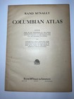 1925  copper  Arizona State Map Fm 1925 Rand-mcnally Atlas See Descrip