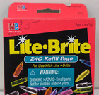 Vintage 1995 Lite Brite 240 Refill Pegs Milton Bradley  4781