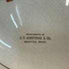 Vintage Early 1900s Advertising Plate Ironton Mn Minn Hp Armstrong Co