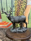 Ducks Unlimited Ghost Marsh Buck Bronze Sculpture Bj Williams Deer Hunting Decor