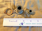 Lot Of Three Antique Phonograph Chrome Crank Escutcheons Parts One Victor